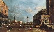 GUARDI, Francesco View of Piazzetta San Marco towards the San Giorgio Maggiore sdg USA oil painting reproduction